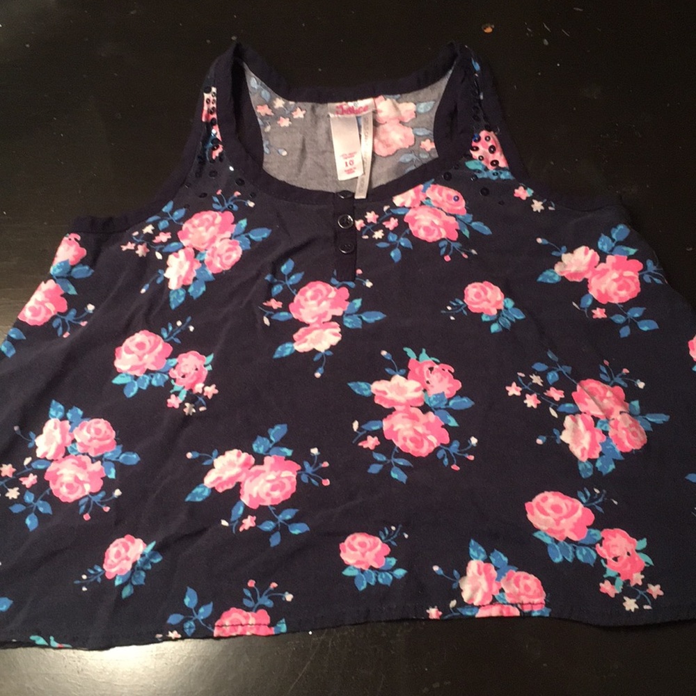 Justice flowy tank top